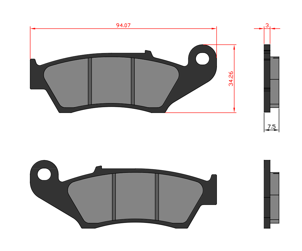 BETA FRONT PADS