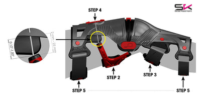 TUTORI GINOCCHIO MOBIUS X8 GREYBLACK